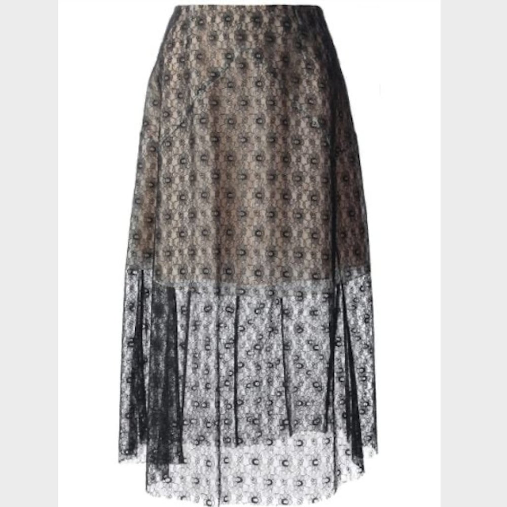 NWT Stella McCartney SS14 Runway Lace Midi Skirt